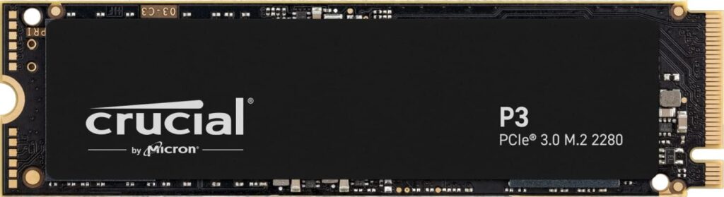 ssd crucial pcie 3