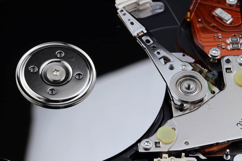 hard disk, computer, disk