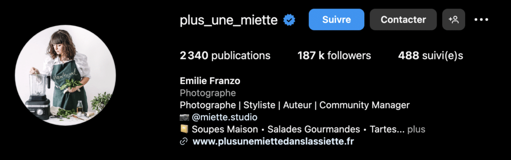 photo insta pro plus une miette